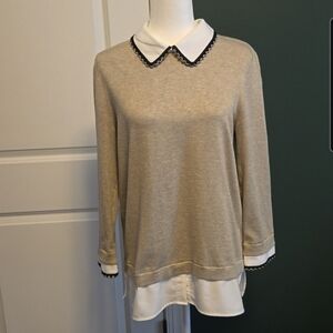 Karl Lagerfeld Paris multilayer look sweater